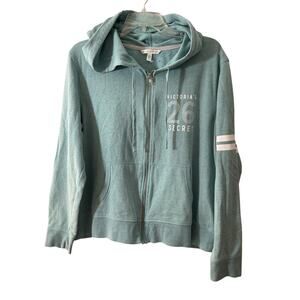 New Victoria’s Secret Fleece Jacket XL Blue Full Zip